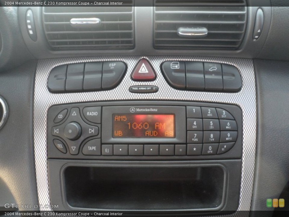 Charcoal Interior Controls for the 2004 Mercedes-Benz C 230 Kompressor Coupe #53132113
