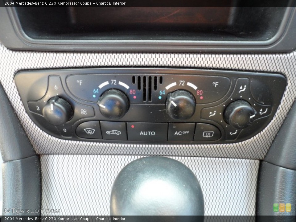 Charcoal Interior Controls for the 2004 Mercedes-Benz C 230 Kompressor Coupe #53132164