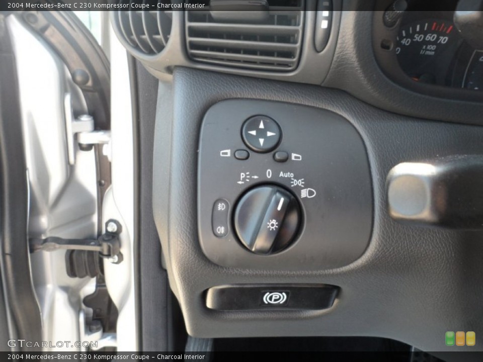 Charcoal Interior Controls for the 2004 Mercedes-Benz C 230 Kompressor Coupe #53132257