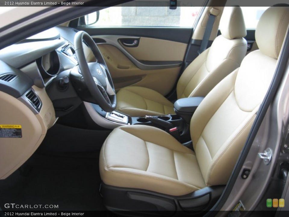 Beige Interior Photo for the 2012 Hyundai Elantra Limited #53134153