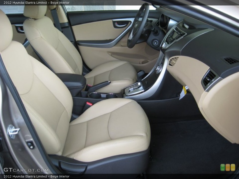 Beige Interior Photo for the 2012 Hyundai Elantra Limited #53134237