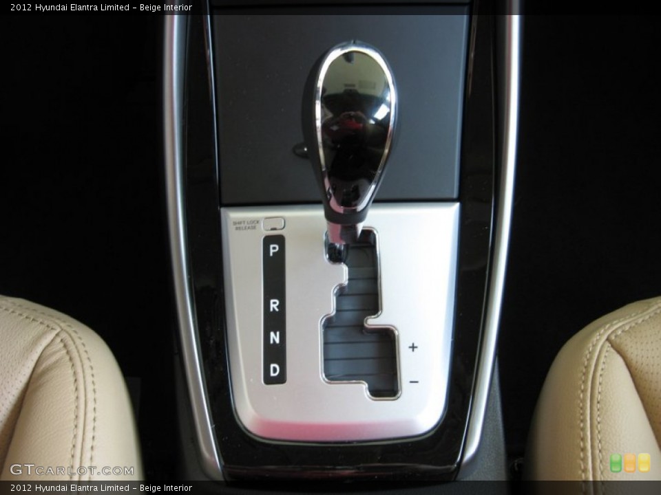 Beige Interior Transmission for the 2012 Hyundai Elantra Limited #53134342