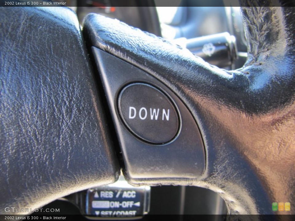 Black Interior Controls for the 2002 Lexus IS 300 #53135218