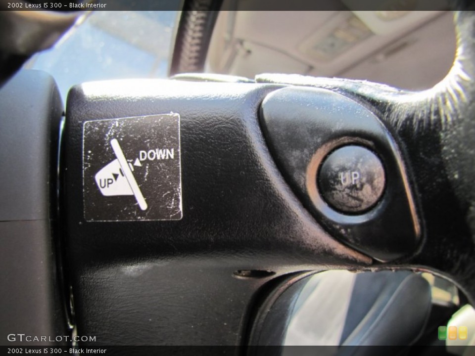Black Interior Controls for the 2002 Lexus IS 300 #53135224