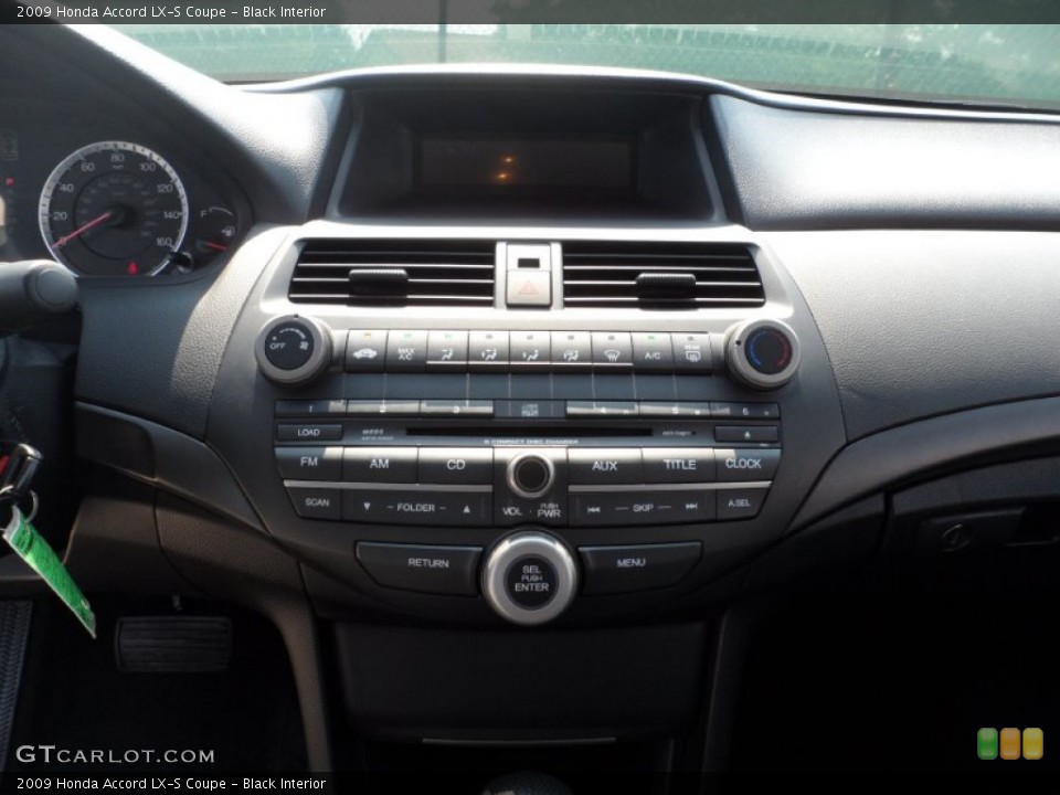 Black Interior Controls for the 2009 Honda Accord LX-S Coupe #53136181