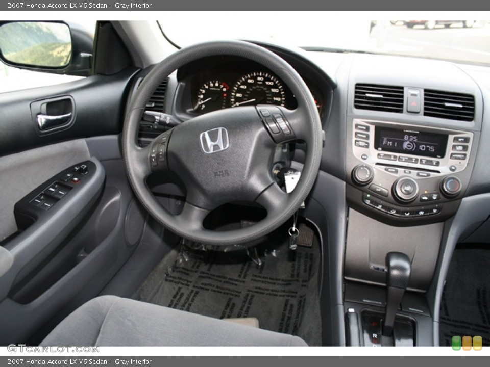 Gray Interior Dashboard for the 2007 Honda Accord LX V6 Sedan #53136265