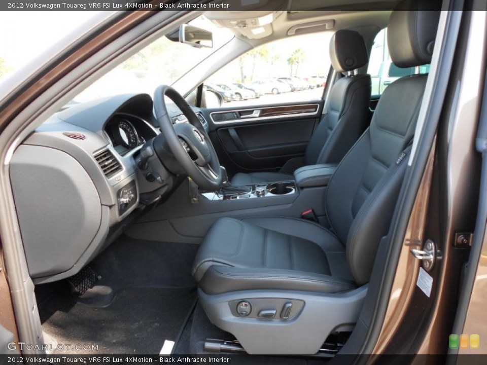Black Anthracite Interior Photo for the 2012 Volkswagen Touareg VR6 FSI Lux 4XMotion #53137057