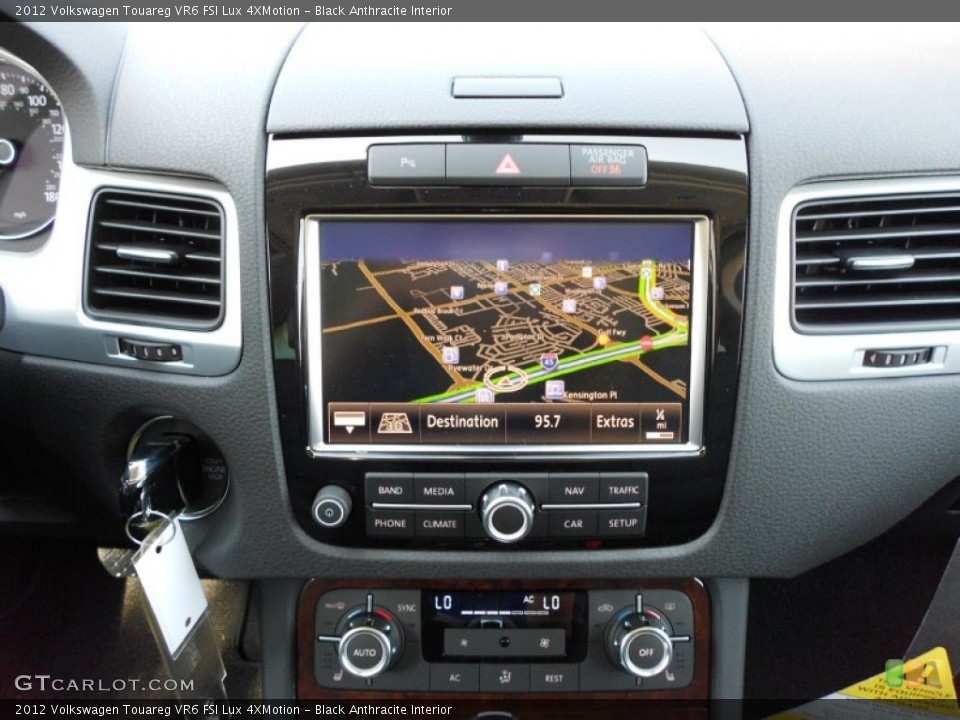 Black Anthracite Interior Navigation for the 2012 Volkswagen Touareg VR6 FSI Lux 4XMotion #53137153