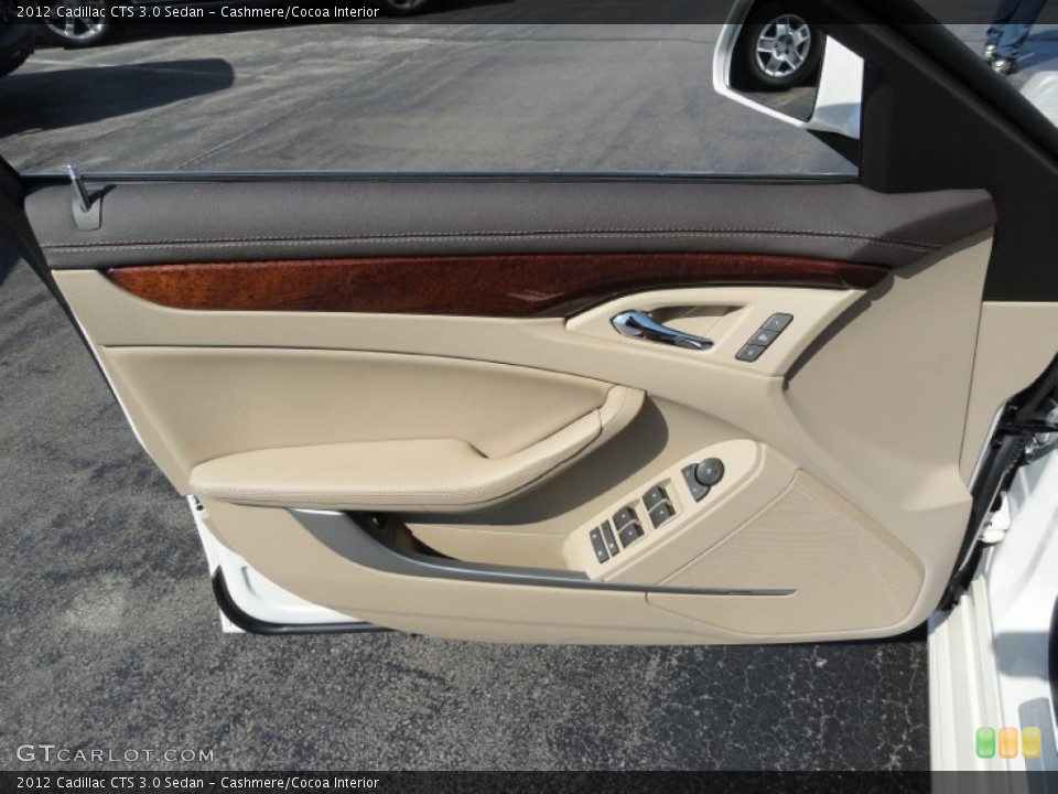 Cashmere/Cocoa Interior Door Panel for the 2012 Cadillac CTS 3.0 Sedan #53138403