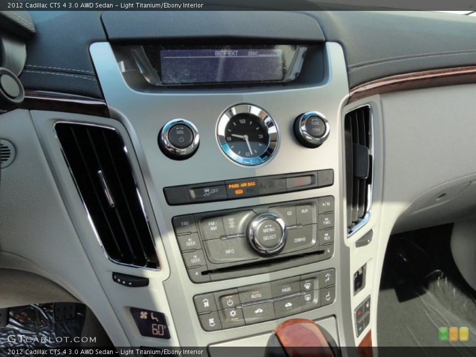 Light Titanium/Ebony Interior Controls for the 2012 Cadillac CTS 4 3.0 AWD Sedan #53138655