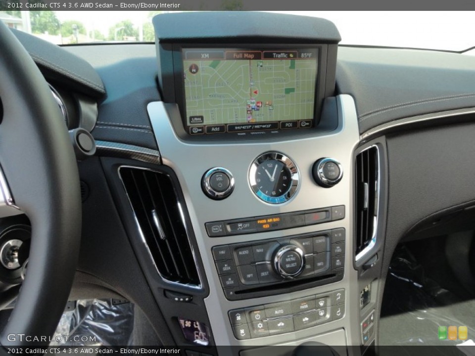 Ebony/Ebony Interior Navigation for the 2012 Cadillac CTS 4 3.6 AWD Sedan #53139375