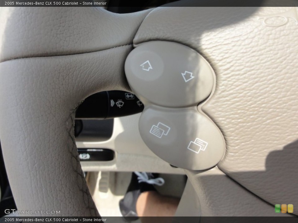 Stone Interior Controls for the 2005 Mercedes-Benz CLK 500 Cabriolet #53140497