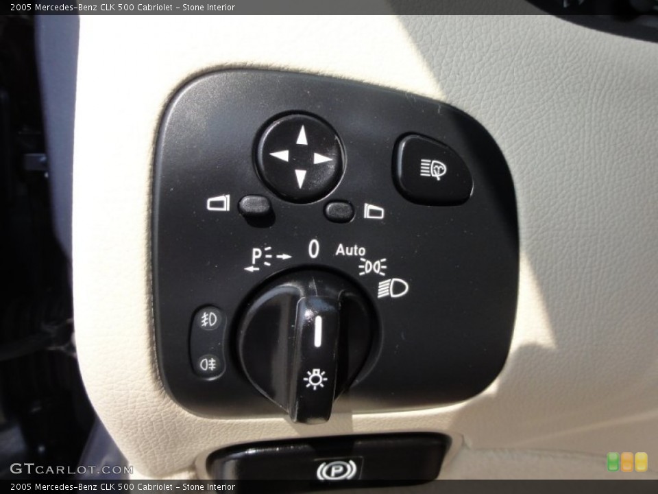 Stone Interior Controls for the 2005 Mercedes-Benz CLK 500 Cabriolet #53140515