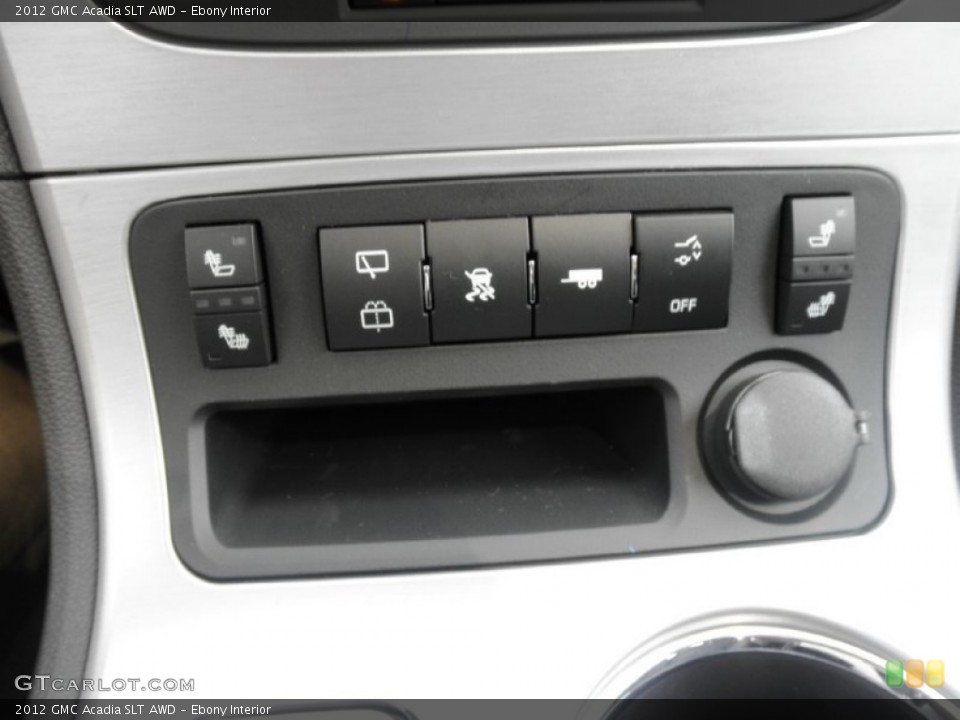 Ebony Interior Controls for the 2012 GMC Acadia SLT AWD #53140668