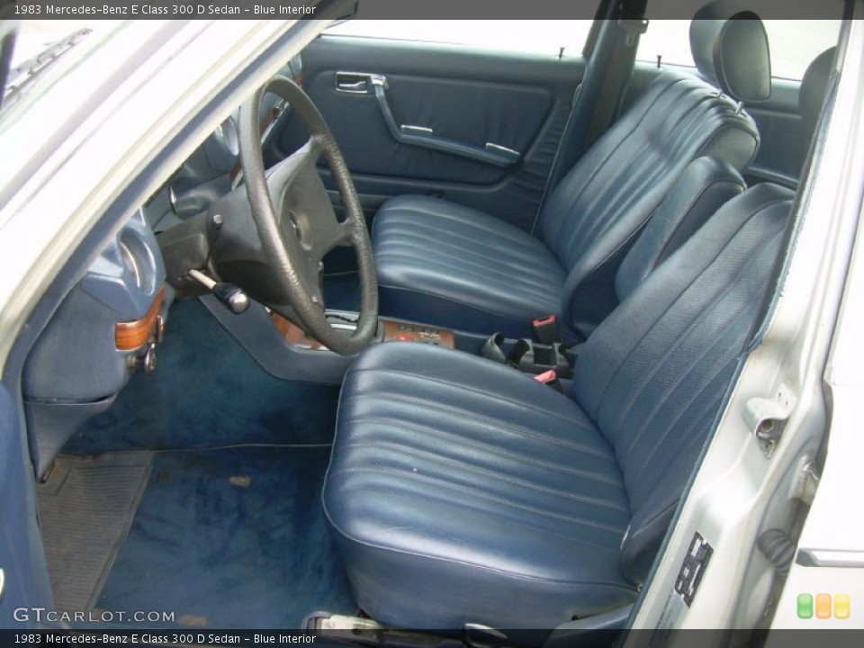Blue 1983 Mercedes-Benz E Class Interiors