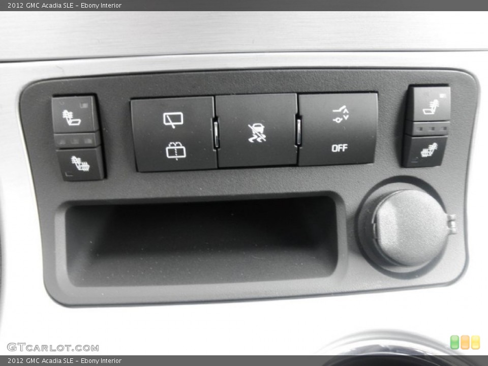 Ebony Interior Controls for the 2012 GMC Acadia SLE #53141359