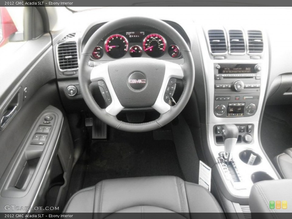 Ebony Interior Dashboard for the 2012 GMC Acadia SLT #53141830