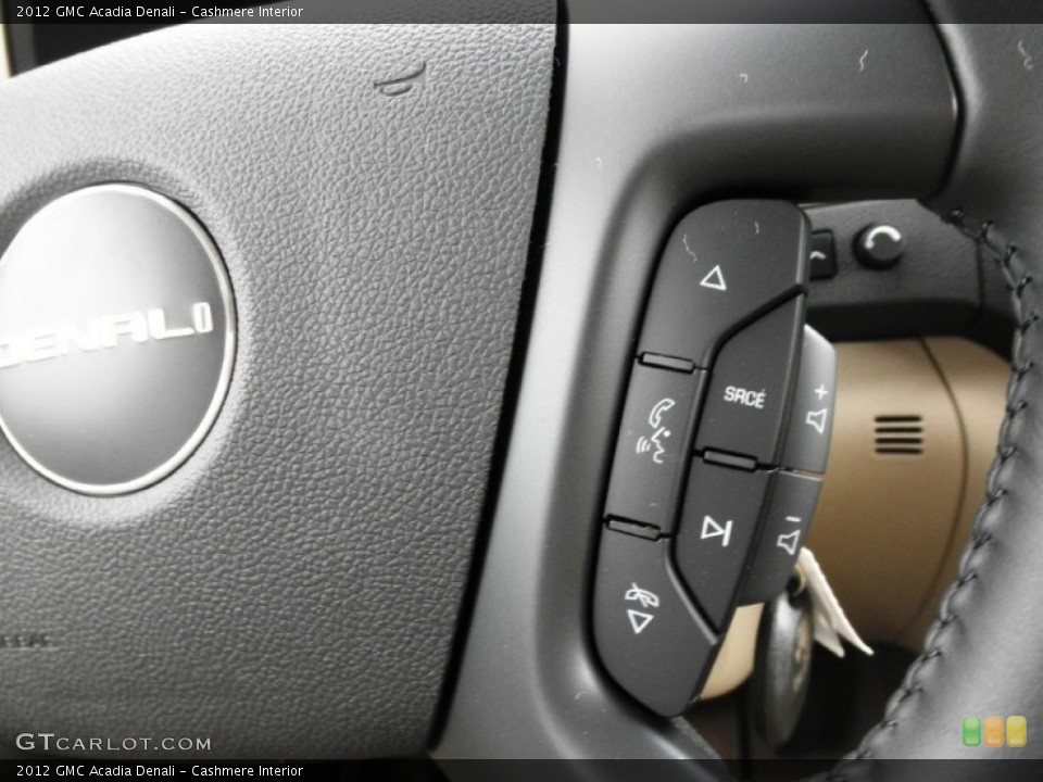 Cashmere Interior Controls for the 2012 GMC Acadia Denali #53142010