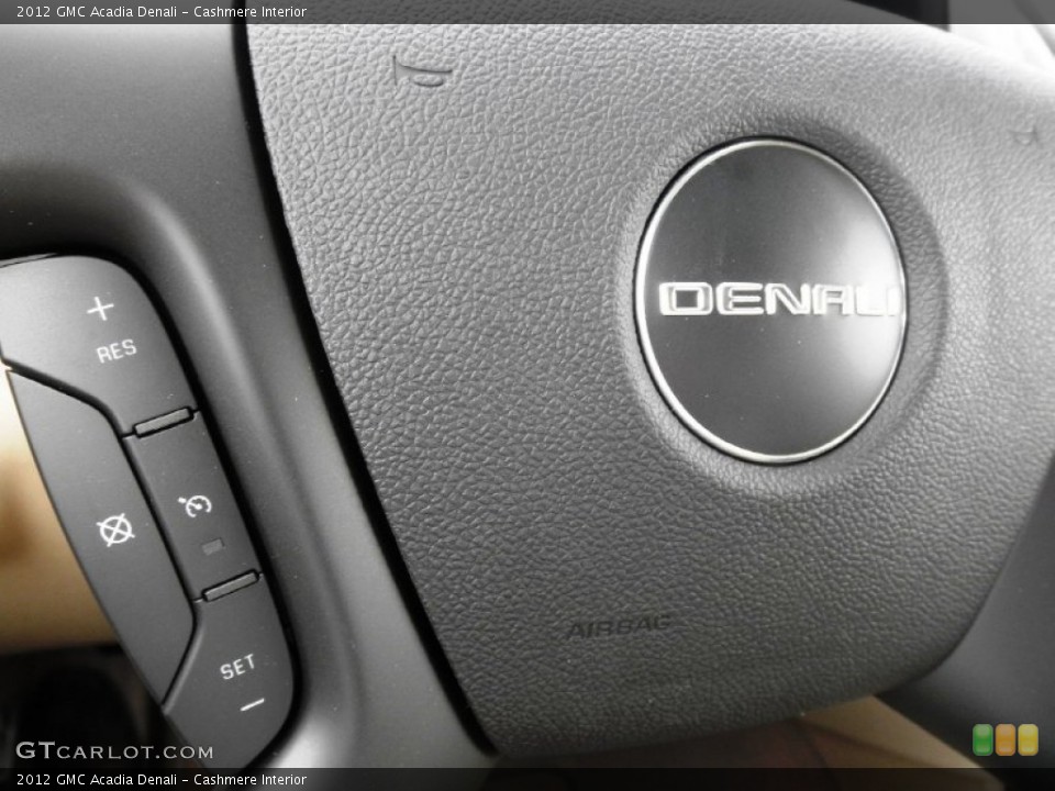 Cashmere Interior Controls for the 2012 GMC Acadia Denali #53142025