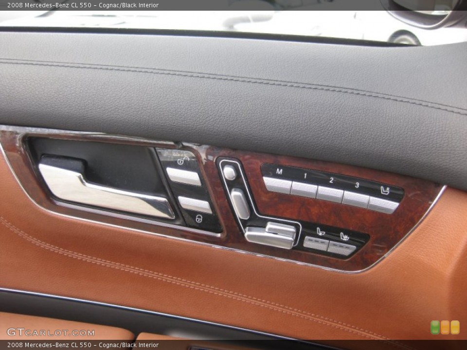 Cognac/Black Interior Controls for the 2008 Mercedes-Benz CL 550 #53142269