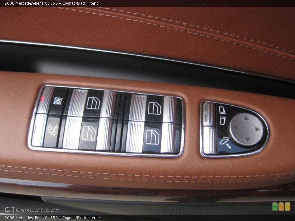 Cognac/Black Interior Controls for the 2008 Mercedes-Benz CL 550 #53142278