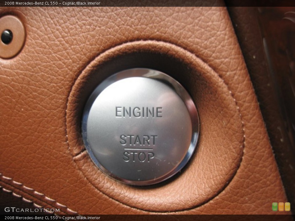 Cognac/Black Interior Controls for the 2008 Mercedes-Benz CL 550 #53142341