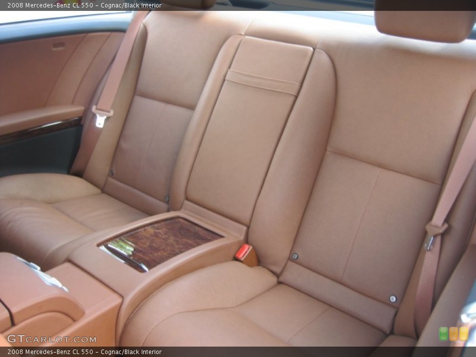 Cognac/Black Interior Photo for the 2008 Mercedes-Benz CL 550 #53142362