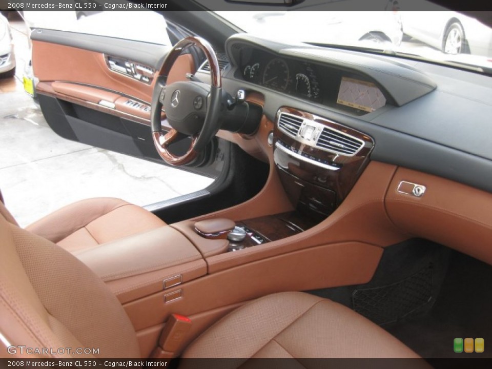 Cognac/Black Interior Dashboard for the 2008 Mercedes-Benz CL 550 #53142374