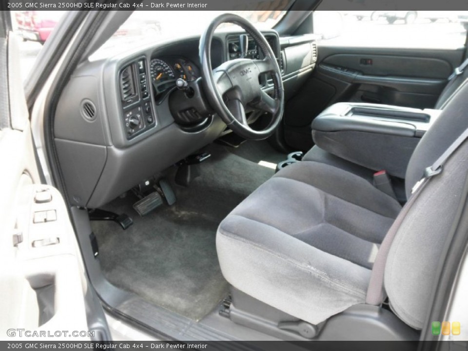 Dark Pewter Interior Photo for the 2005 GMC Sierra 2500HD SLE Regular Cab 4x4 #53142535