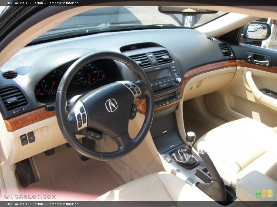 Parchment Interior Prime Interior for the 2008 Acura TSX Sedan #53144874