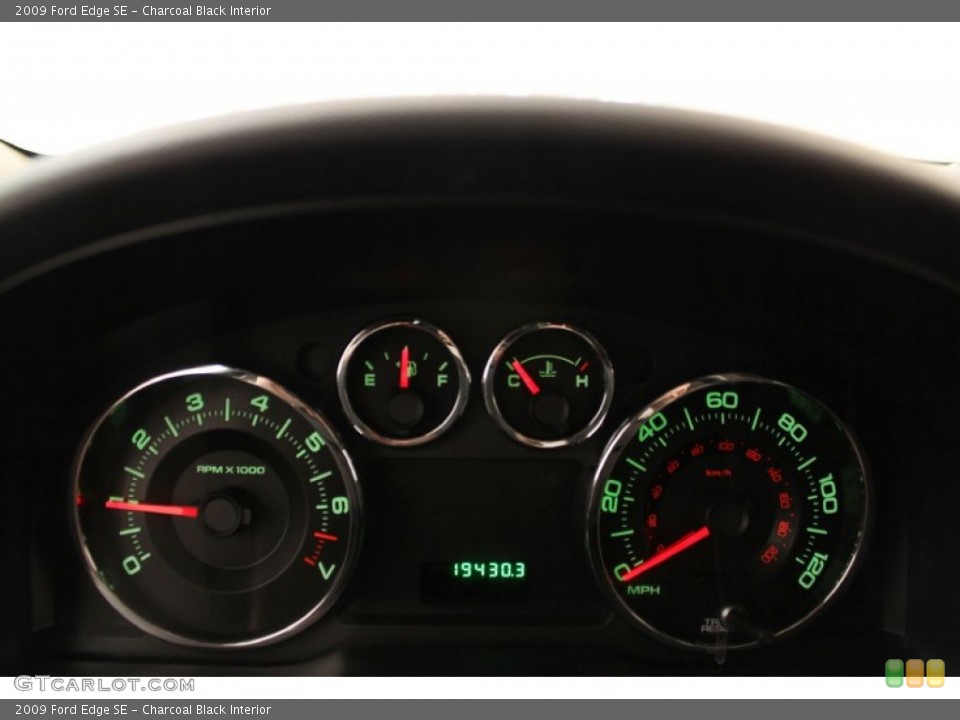 Charcoal Black Interior Gauges for the 2009 Ford Edge SE #53146656