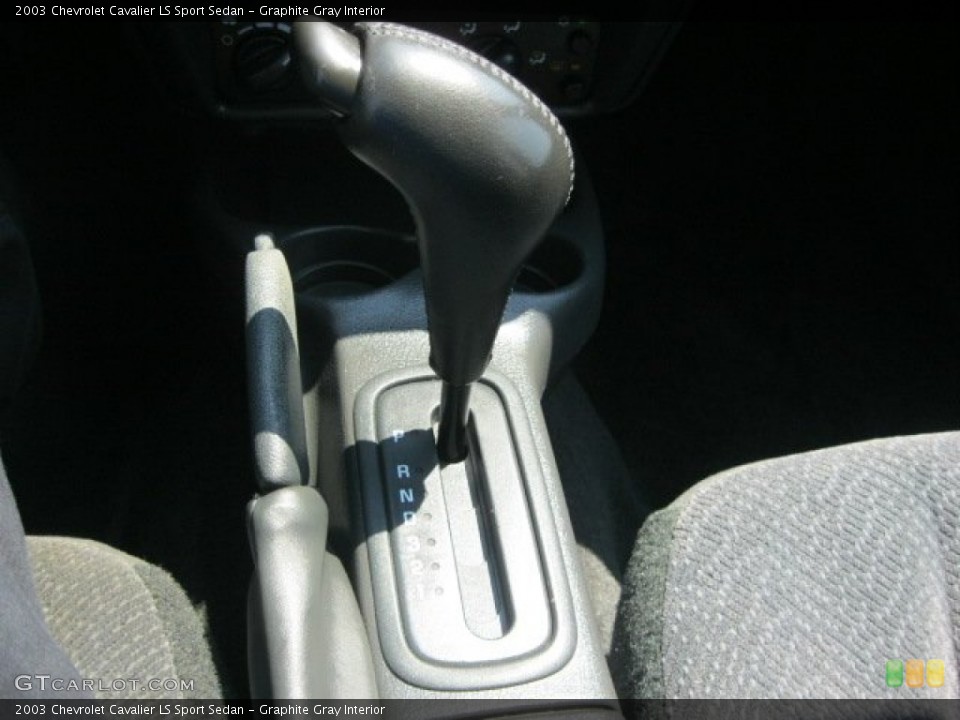Graphite Gray Interior Transmission for the 2003 Chevrolet Cavalier LS Sport Sedan #53147938