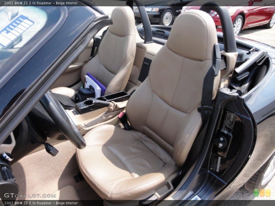 Beige Interior Photo for the 2002 BMW Z3 3.0i Roadster #53150076
