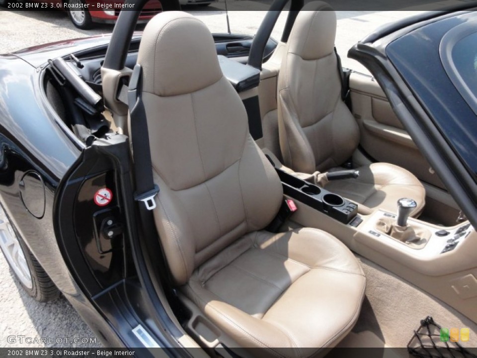 Beige Interior Photo for the 2002 BMW Z3 3.0i Roadster #53150130