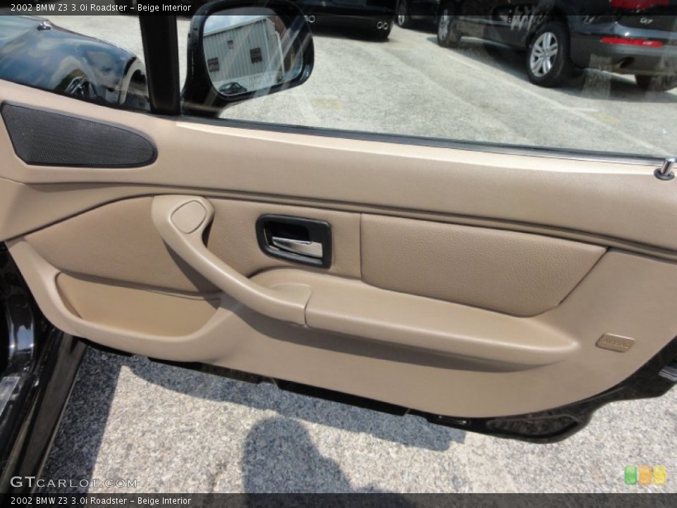 Beige Interior Door Panel for the 2002 BMW Z3 3.0i Roadster #53150133