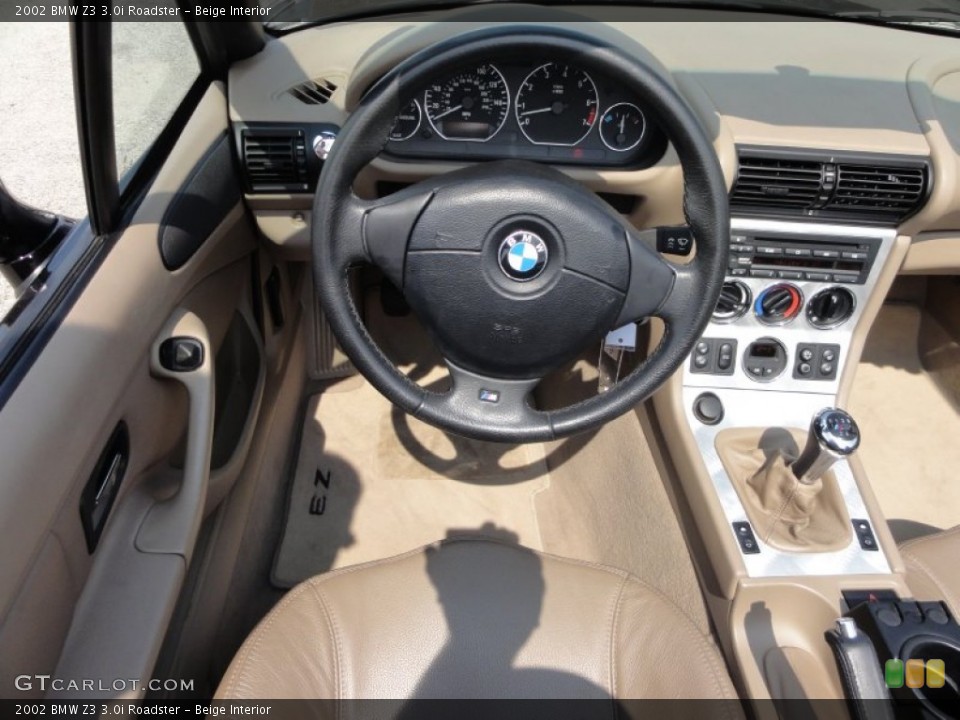 Beige Interior Dashboard for the 2002 BMW Z3 3.0i Roadster #53151186