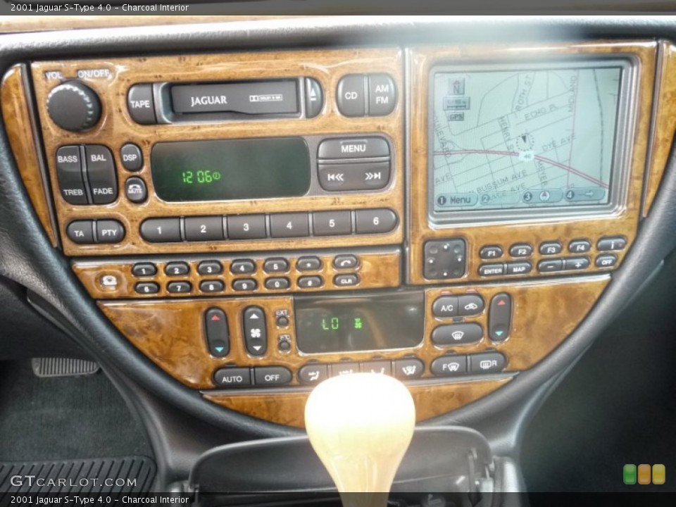 Charcoal Interior Controls for the 2001 Jaguar S-Type 4.0 #53152300