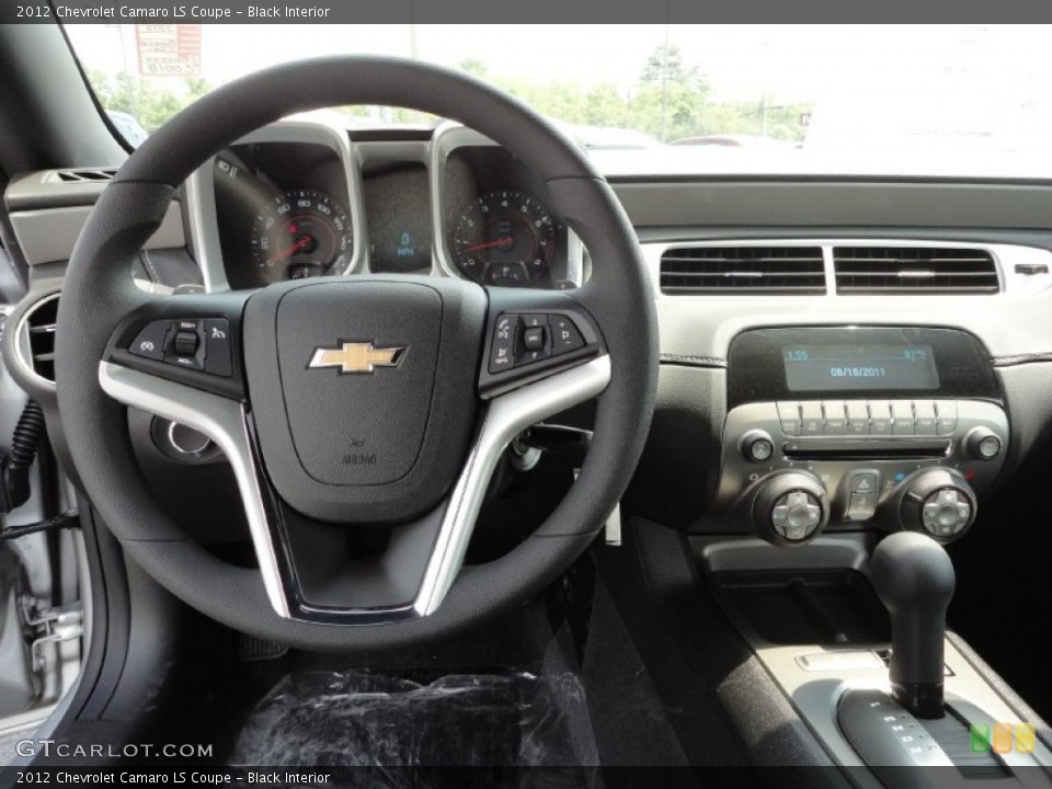 Black Interior Dashboard for the 2012 Chevrolet Camaro LS Coupe #53154497