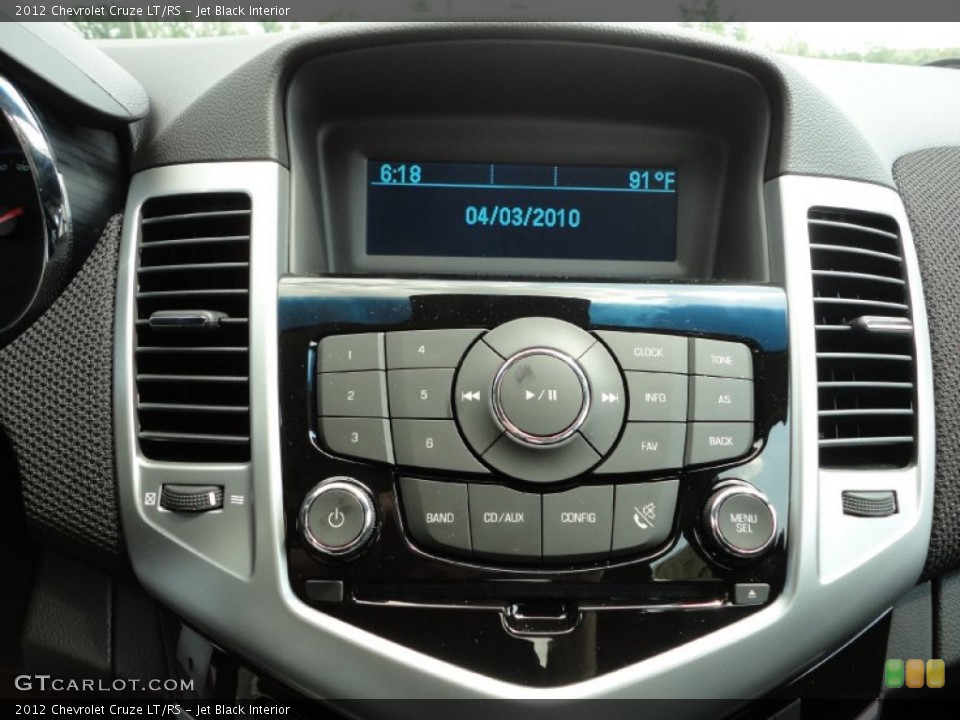 Jet Black Interior Controls for the 2012 Chevrolet Cruze LT/RS #53156303