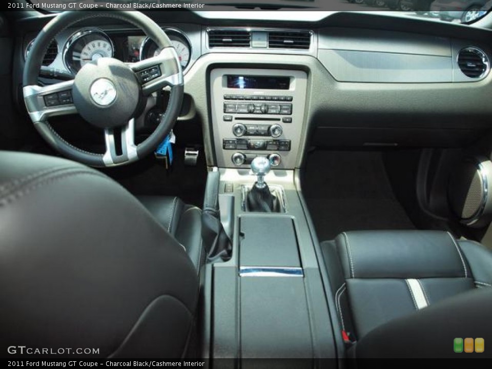 Charcoal Black/Cashmere Interior Dashboard for the 2011 Ford Mustang GT Coupe #53156615