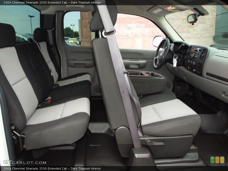 Dark Titanium Interior Photo for the 2009 Chevrolet Silverado 1500 Extended Cab #53156750