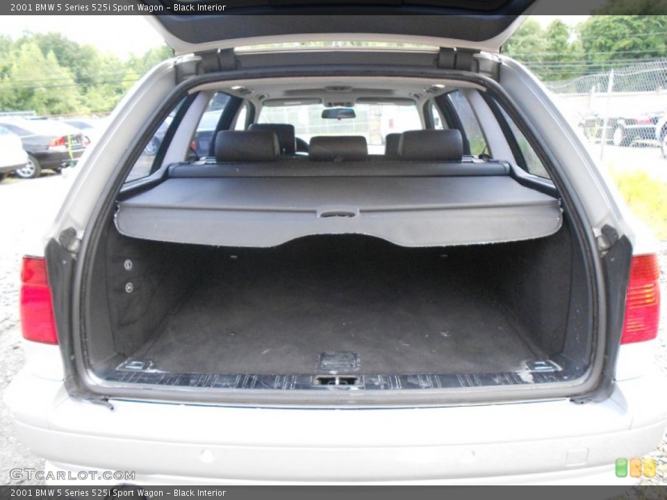 Black Interior Trunk for the 2001 BMW 5 Series 525i Sport Wagon #53157176