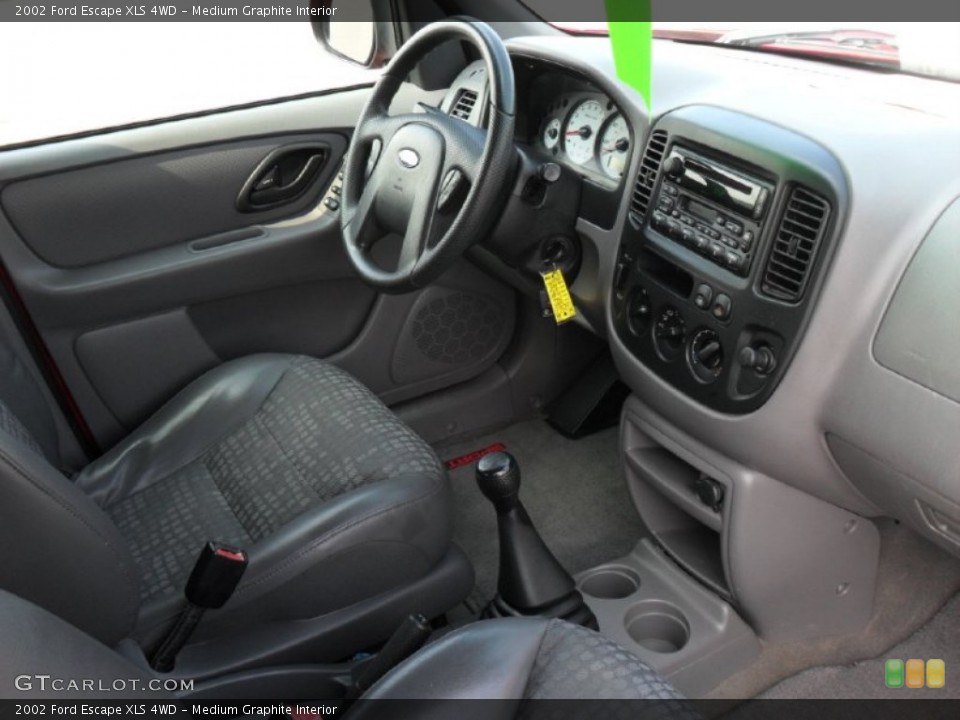 Medium Graphite Interior Photo for the 2002 Ford Escape XLS 4WD #53157374