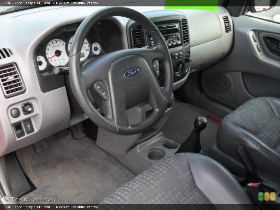 Medium Graphite Interior Photo for the 2002 Ford Escape XLS 4WD #53157962