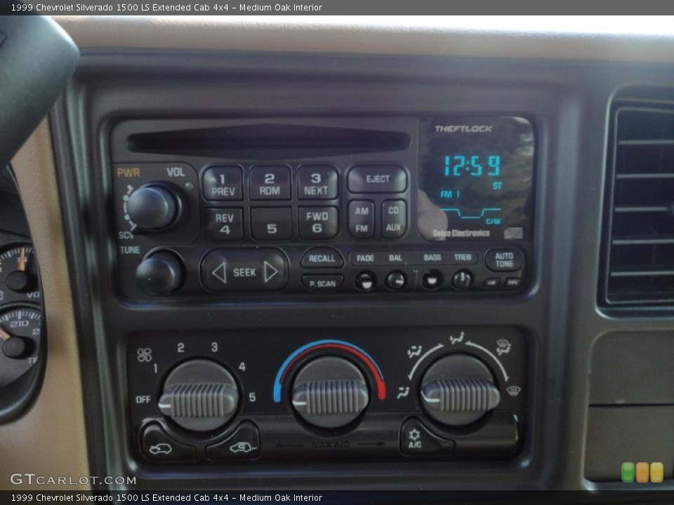 Medium Oak Interior Audio System for the 1999 Chevrolet Silverado 1500 LS Extended Cab 4x4 #53159474