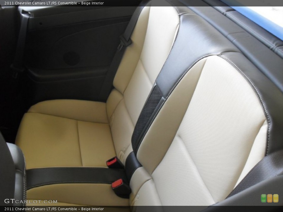 Beige Interior Photo for the 2011 Chevrolet Camaro LT/RS Convertible #53161076