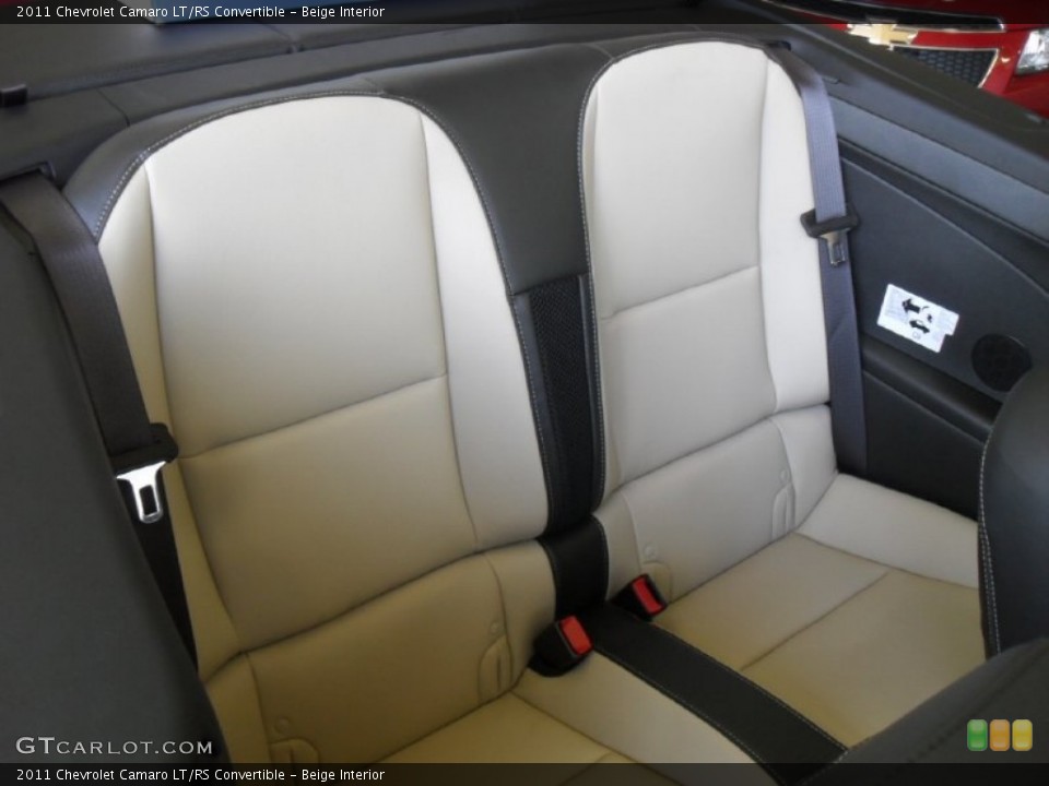 Beige Interior Photo for the 2011 Chevrolet Camaro LT/RS Convertible #53161118