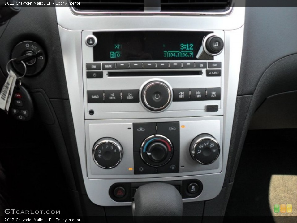 Ebony Interior Audio System for the 2012 Chevrolet Malibu LT #53161172