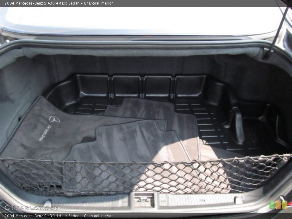 Charcoal Interior Trunk for the 2004 Mercedes-Benz S 430 4Matic Sedan #53162573
