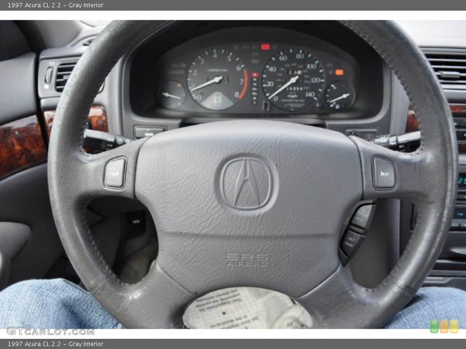 Gray Interior Steering Wheel for the 1997 Acura CL 2.2 #53162702